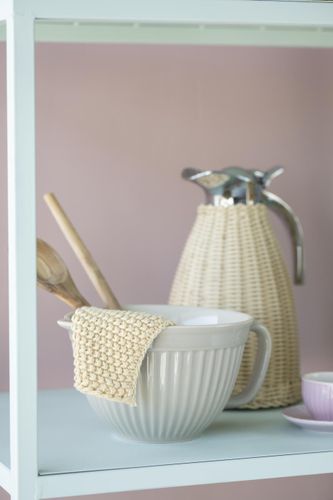 Beige vispskål i porslin
