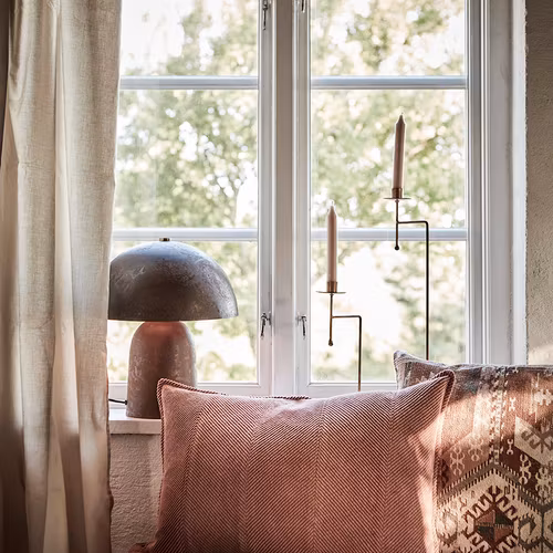 Svamplampa i rostfärg - stor