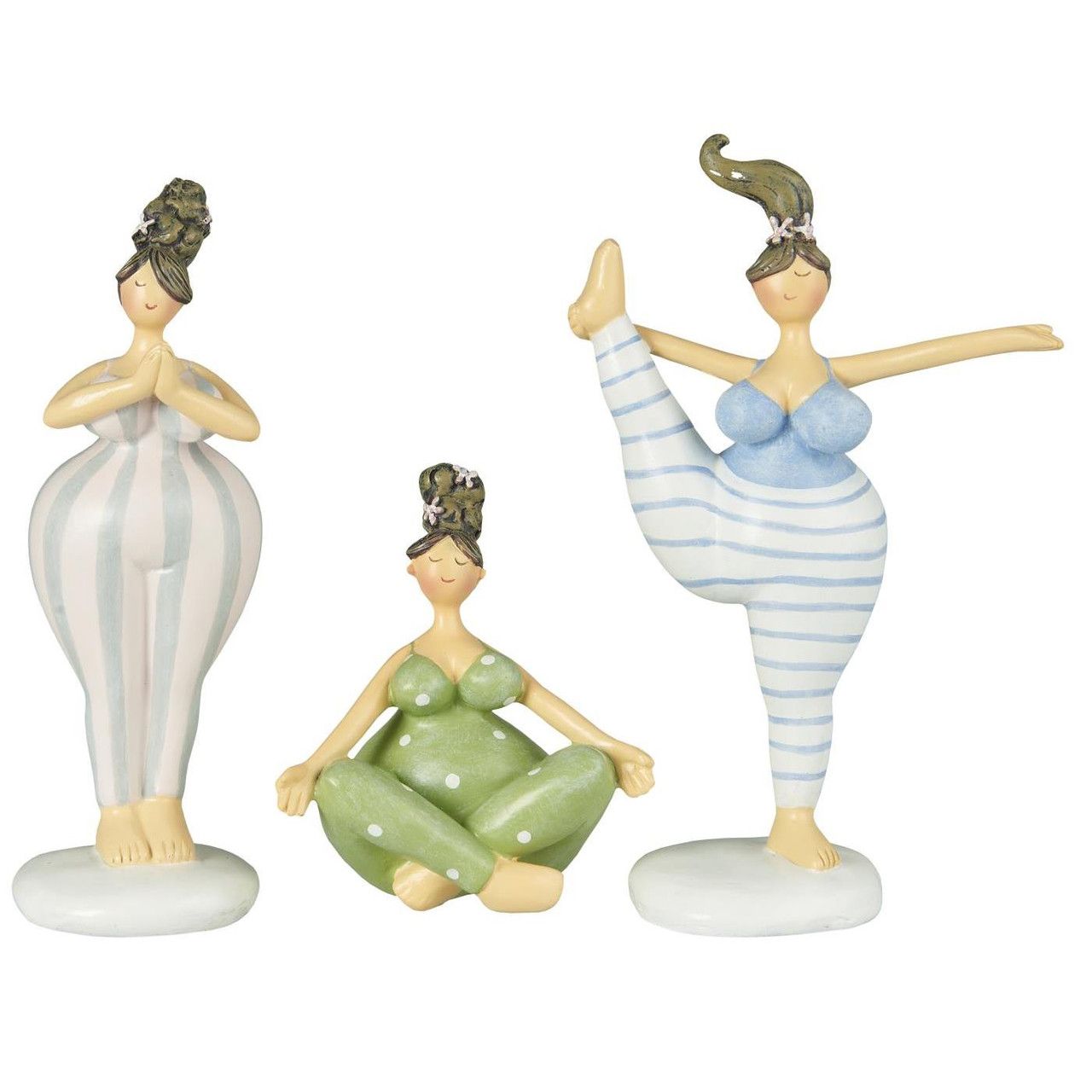 Yoga kvinnor - söta figurer
