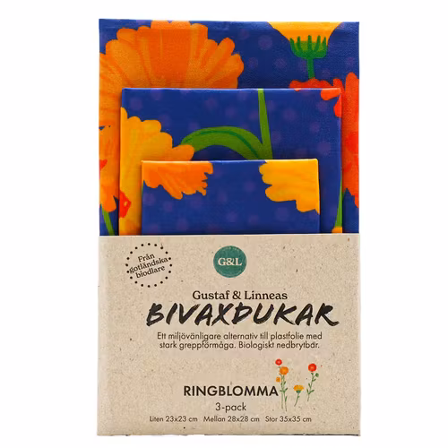 Bivaxduk Ringblomma 3-pack