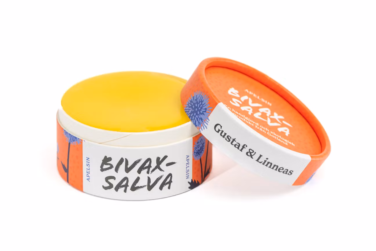 Ekologisk Bivaxsalva med apelsin
