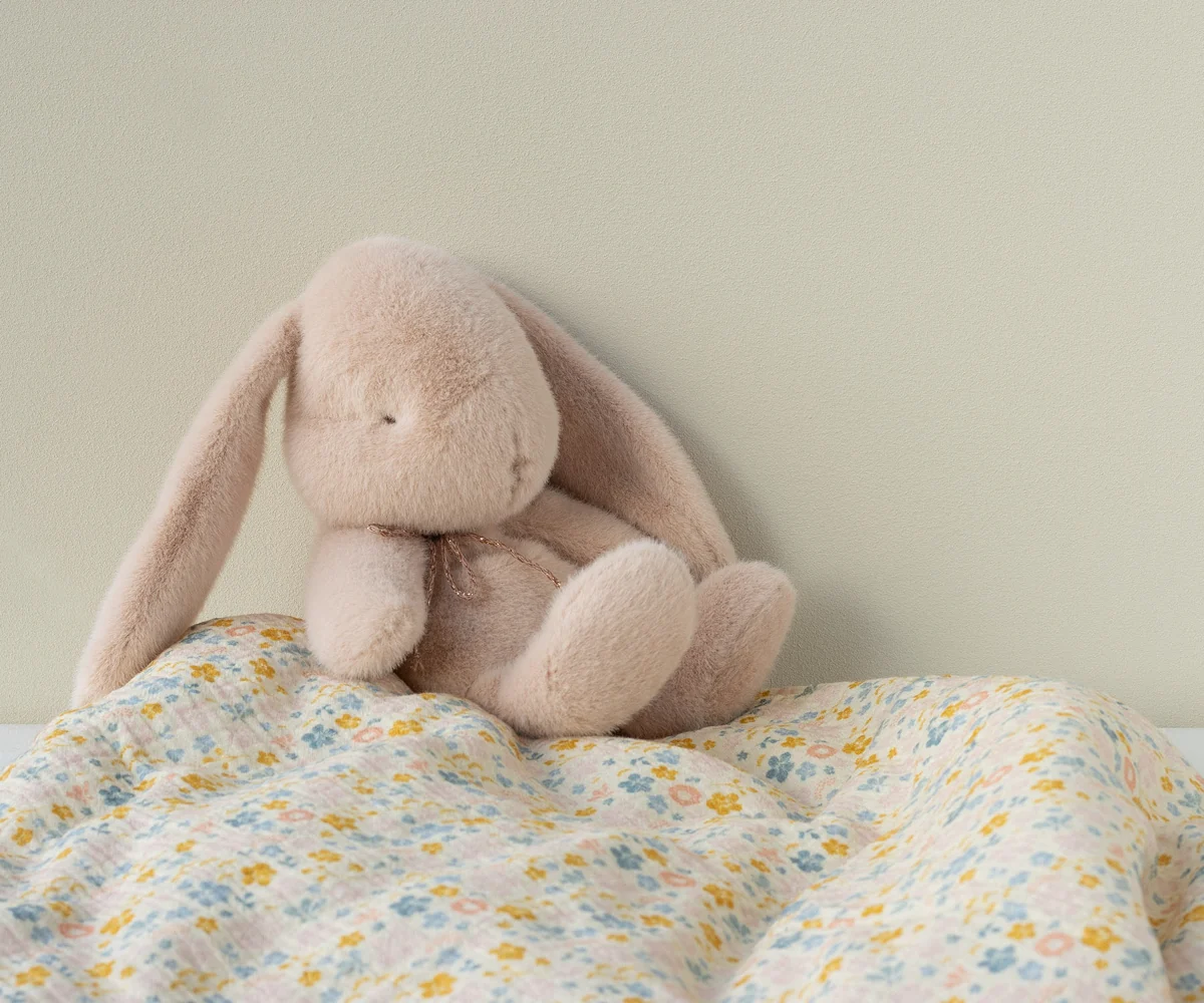 Kanin med mjuk charm, puder - liten
