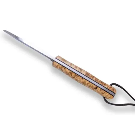 Joker Nórdico bushcraftkniv 10 cm – Sandvik 14C28N och masurbjörk