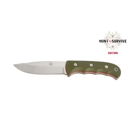 PUMA TEC Hunt to Survive friluftskniv 10,7 cm – D2-stål, G10, Kydexslida