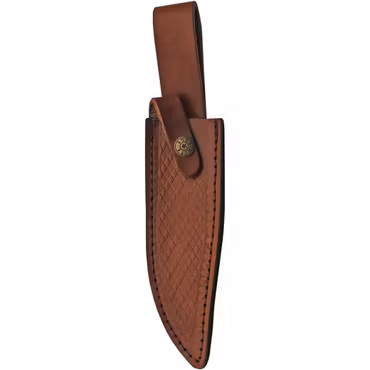 Bowie kniv 29 cm med benhandtag och läderslida