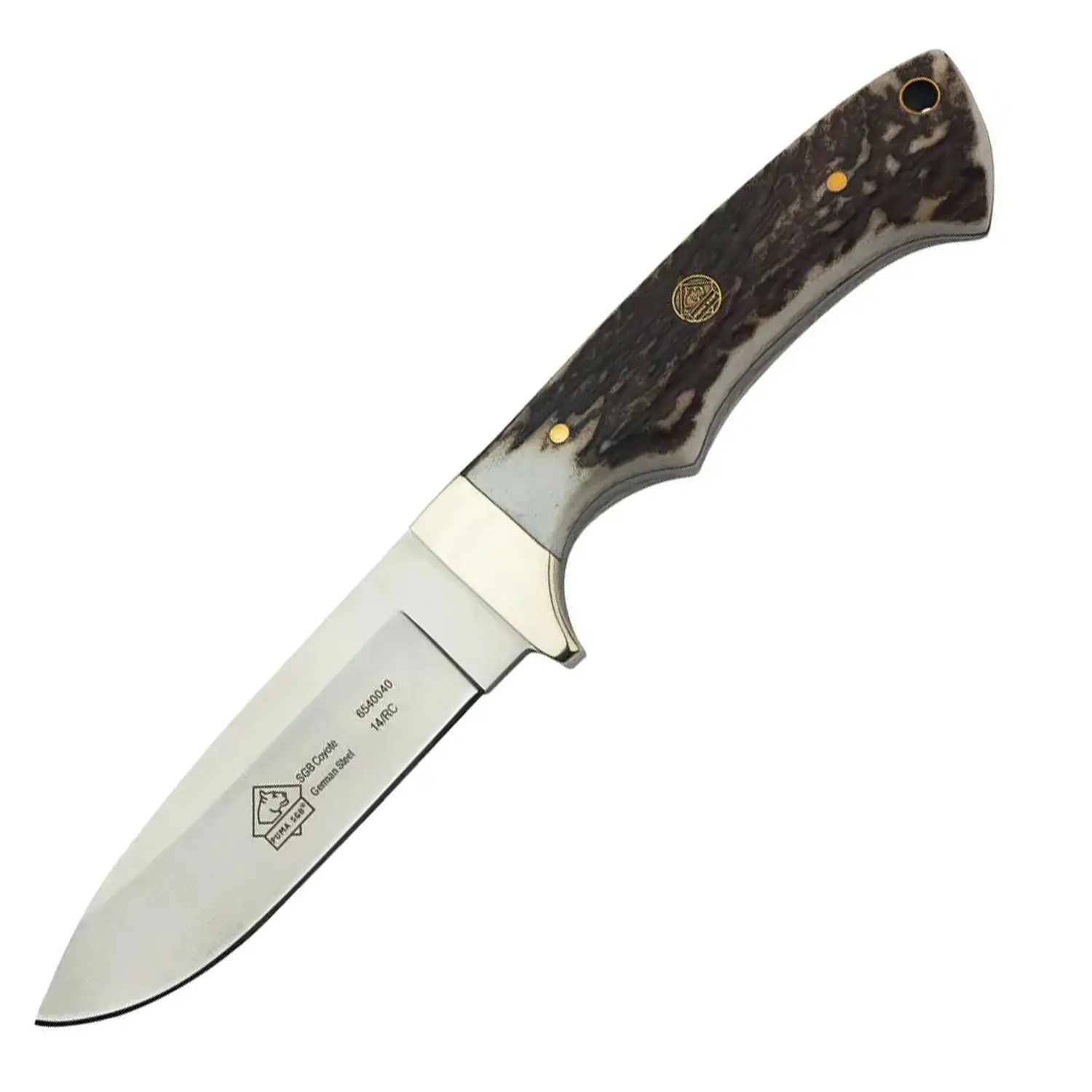 PUMA SGB Coyote Jaktkniv i Hjorthorn – Fastbladskniv | Jaktgiganten
