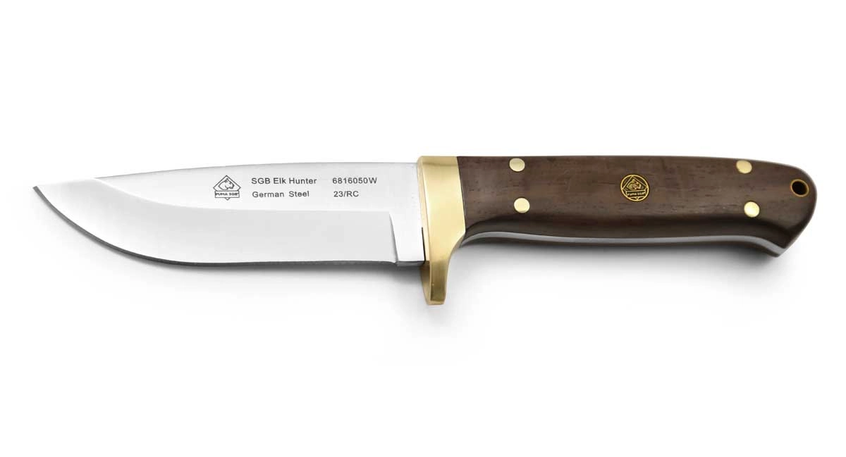 Puma SGB Elk Hunter 21 cm – Jacarandaträ & Läder – Knivmagasinet
