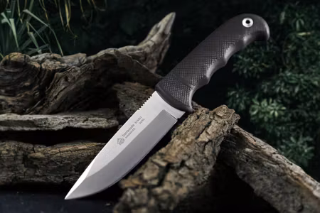 PUMA IP Barracuda Black – Jaktkniv med Gummihandtag | Jaktgiganten