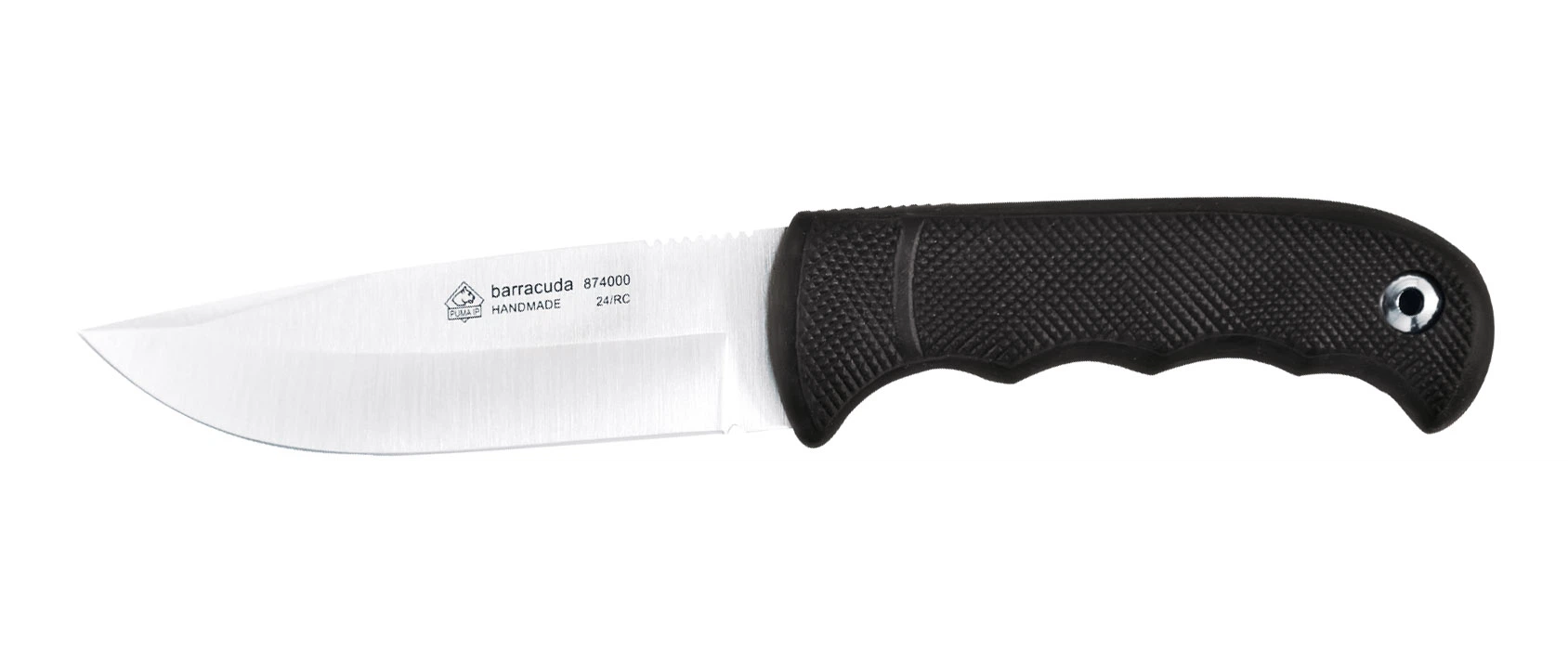 PUMA IP Barracuda Black – Jaktkniv med Gummihandtag | Jaktgiganten