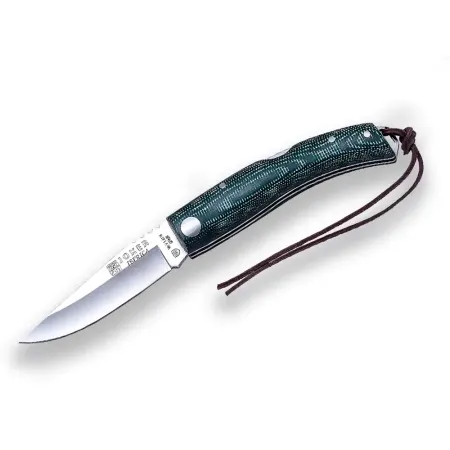 Joker Iberian fällkniv 7,5 cm – grönt micartaskaft och lockback