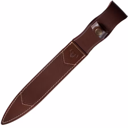 Cudeman 113-C avfångstkniv 37 cm – 24 cm blad, äkta hjorthorn