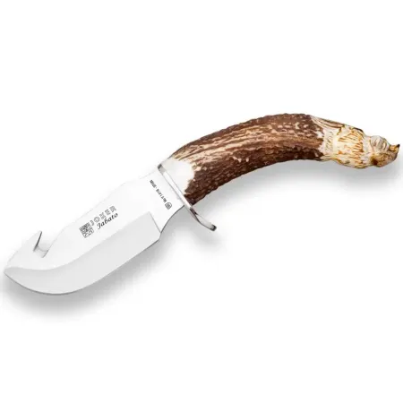 Joker Jabato flåkniv 11 cm med buköppnare – handsnidat hjorthorn, CT28