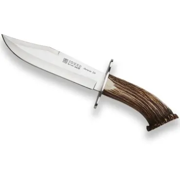 Joker Bowie CN100 jaktkniv 20 cm – bowiekniv med handtag i hjorthornskrona