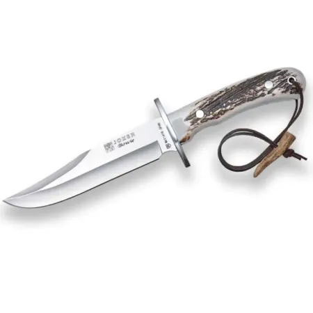 Joker Bowie Stag jaktkniv 16 cm – bowiekniv i äkta hjorthorn & MOVA-stål