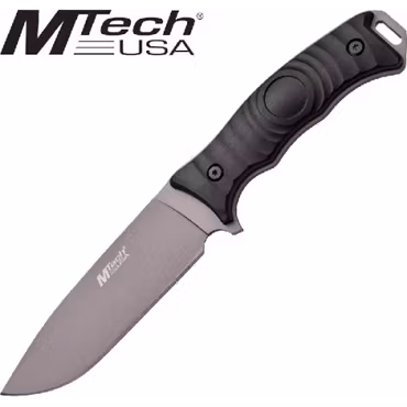 M-Tech Jaktkniv Titanium Coat | 440-stål & Drop Point