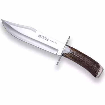 Joker Bowie 20th – bowie kniv i handsnidat hjorthorn, 35 cm
