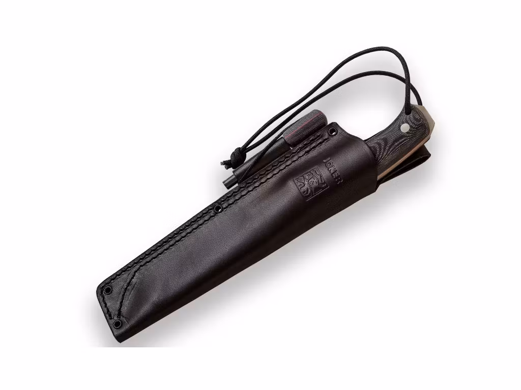 Joker Nomad – Robust överlevnadskniv med micarta-handtag