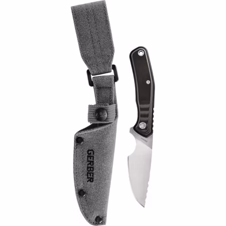 Jaktkniv för småvilt Gerber Downwind Caper Black