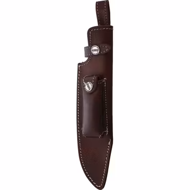 Marbles bowie kniv & vildmarkskniv 33 cm med staplat läderhandtag