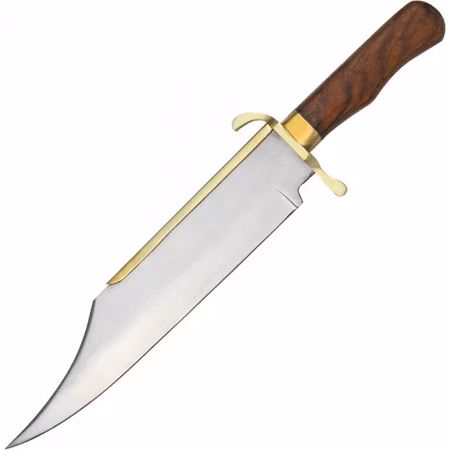 Stor Bowie kniv med gigantiskt blad.