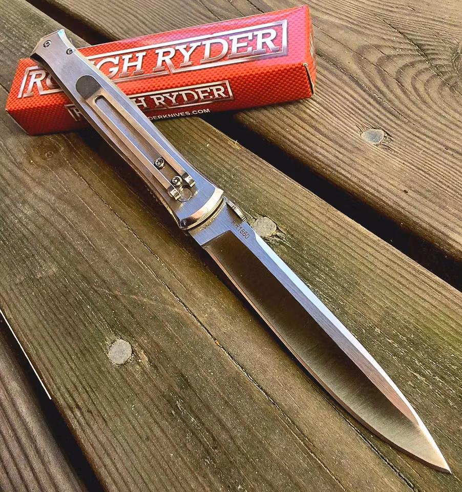 EDC-kniv helt i rostfritt stål – slitstark effektiv & enkel att bära med sig