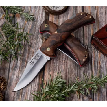 Cudeman Artemis jaktfällkniv 9 cm – valnöt & Böhler N690Co