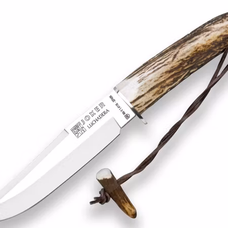 Den ultimata jaktkniven optimerad för jakt och jägare. Handtillverkad i Spanien av Joker Knives