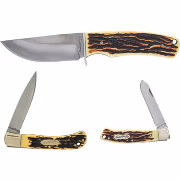 Schrade Knivset för Jakt – 3 Knivar i Presentask