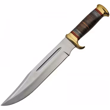 Rite Edge bowie kniv 44 cm i lindat läder & pakkawood