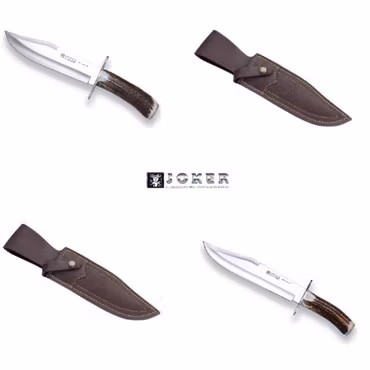 Joker Bowie knivar 2-pack – Knivset i Hjorthorn & MOVA 1.4116