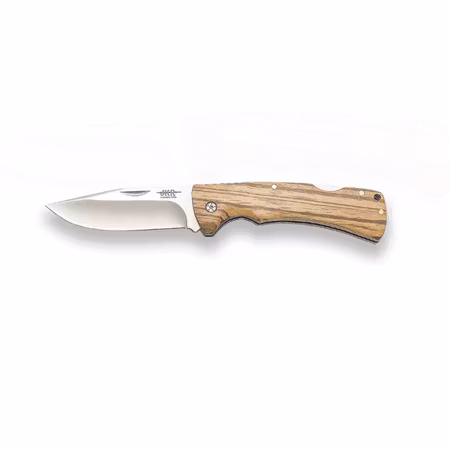Vacker fällkniv med zebraträ