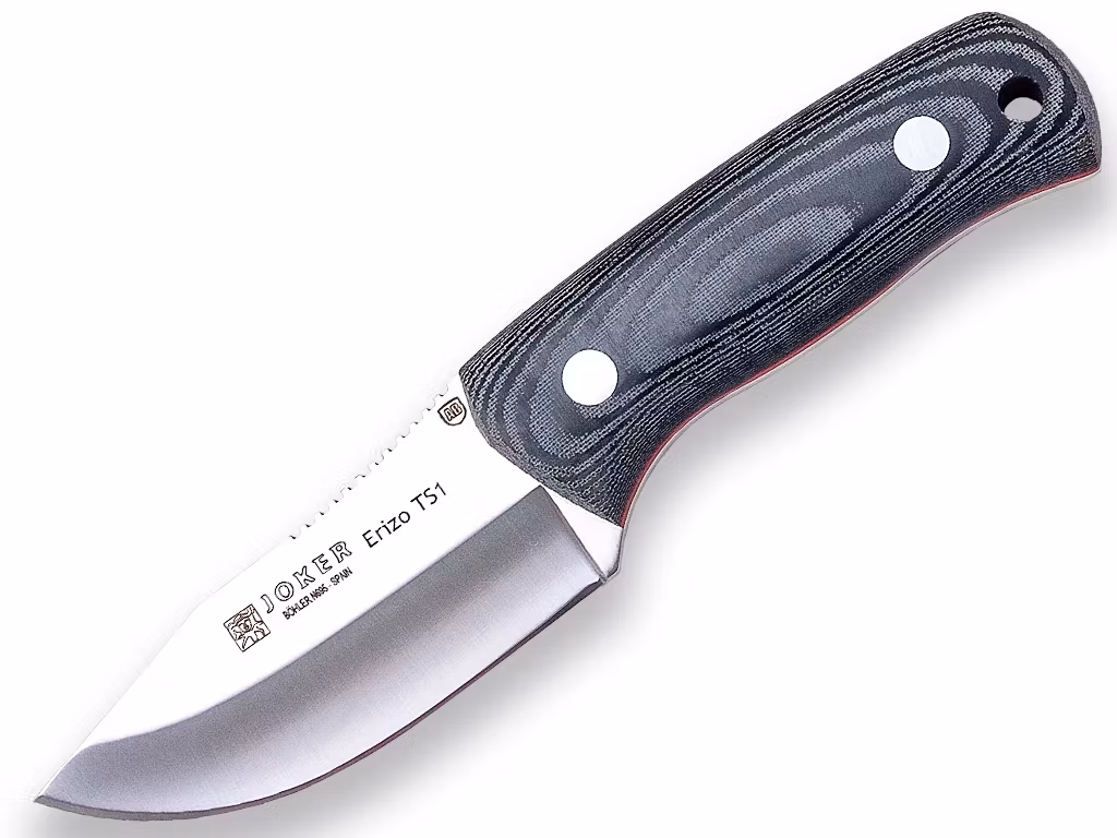Joker Hedgehog liten kraftfull kniv med micarta handtag.