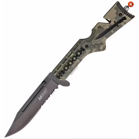 Fällkniv gevär camo m-Tech