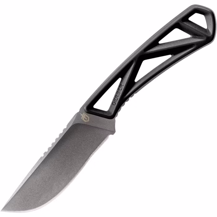 Svart kniv med lågvikt Gerber Exo-mod