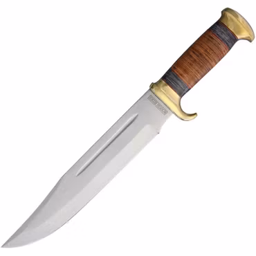 Rough Rider stor bowie kniv 43 cm – läder & pakkawood
