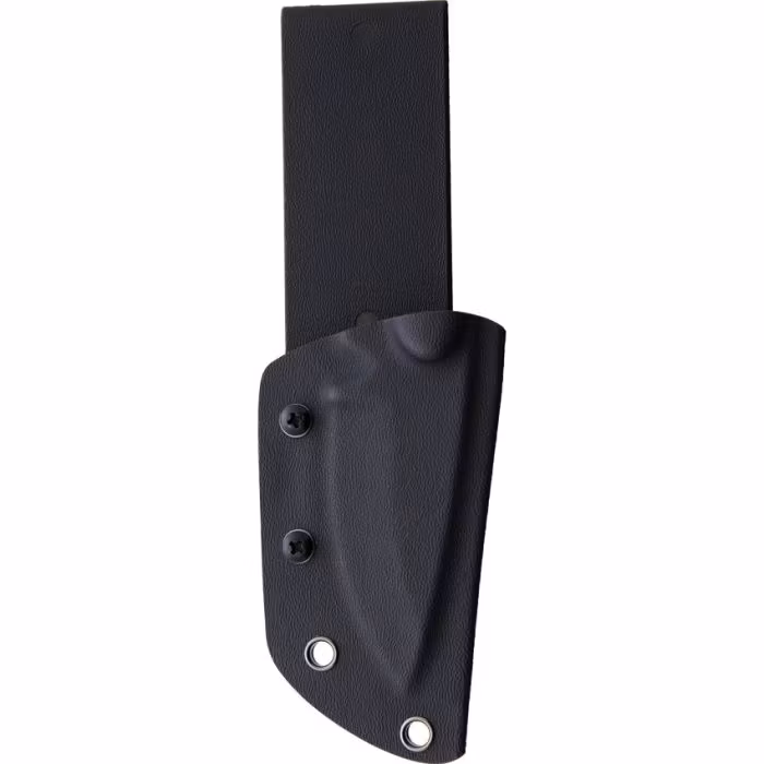 Liten jaktkniv med rött G10 handtag