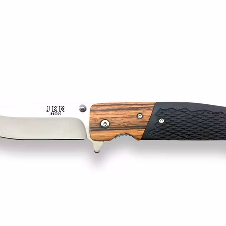 Svart EDC fällkniv med G-10 handtag mångsidig och effektiv