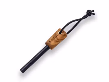 Joker Eldstål | Tändstål med Olivträhandtag för Jakt & Bushcraft