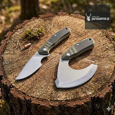 Gerber Downwind slaktset grön – Caper 8 cm & Ulu för flåning