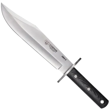 Cudeman JBK-I Bowie kniv Black Micarta 38 cm – Full Tang