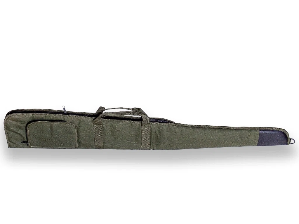 Gevärsväska 130 cm Grön | Vadderat Hagelgevärsfodral Nylon | Jaktgiganten
