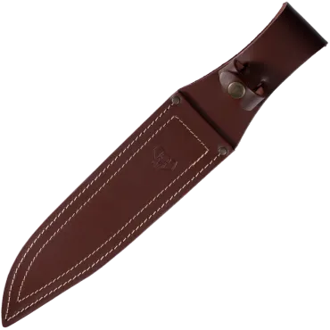 Cudeman JBK-I stor bowie kniv – 25 cm blad, röd Stamina, full tang