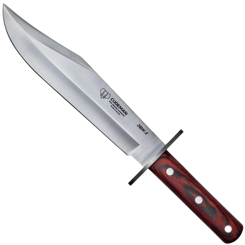 Stor Bowiekniv 25 cm – Cudeman JBK-I Red Stamina Full Tang | Jaktgiganten