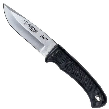 Jaktkniv med gummihandtag – 10 cm blad | Cudeman Jäger