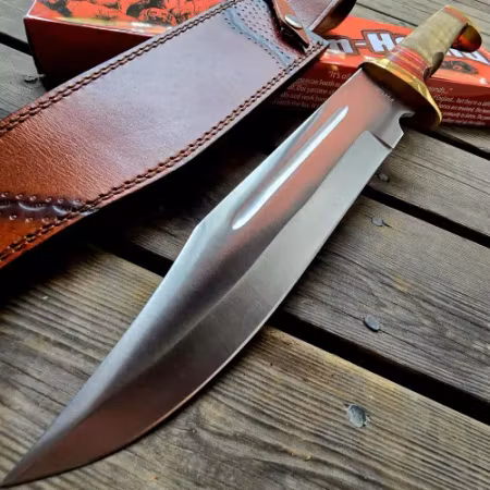 Stor Bowiekniv 45 cm – 29 cm blad Outdoor | Jaktgiganten