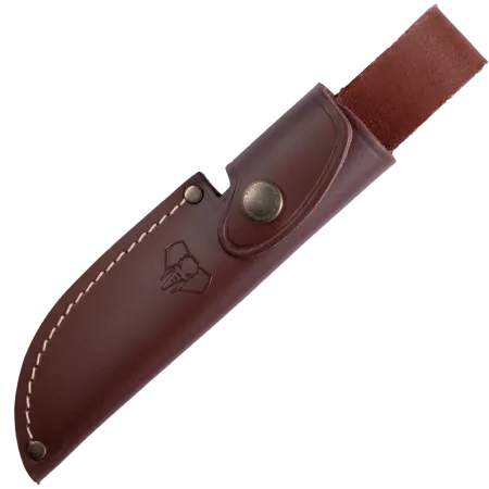 Cudeman 147-L jägarkniv i olivträ – 11 cm blad, full tang