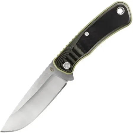 Gerber Downwind Drop Point viltkniv 11,5 cm – grön G10 & canvasslida