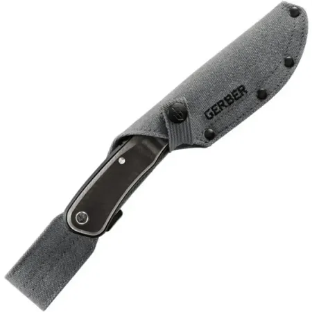 Gerber Downwind Drop Point grå – jaktkniv 11,5 cm med G10-handtag