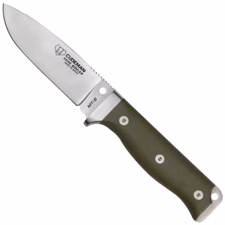 Cudeman MT-5 120-GV jaktkniv 11 cm – full tang, Böhler N695, grönt G10