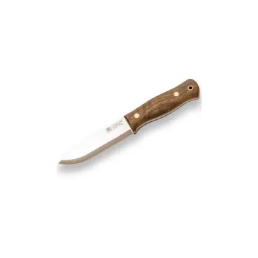 Joker Bushlord bushcraftkniv 11,5 cm i valnöt – handgjord kniv i Sleipner-stål